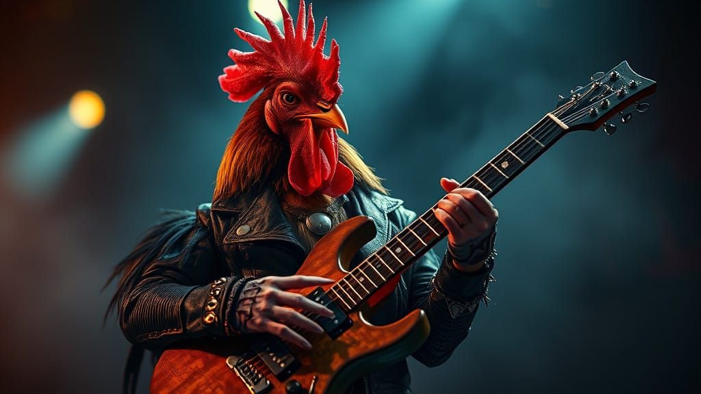 Heavy Metal Chicken Shreds the Stage