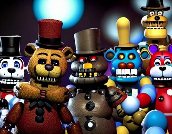 five nights at freddy's surrealism