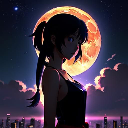 Anime Catgirl Manga Scan in Studio Trigger Style