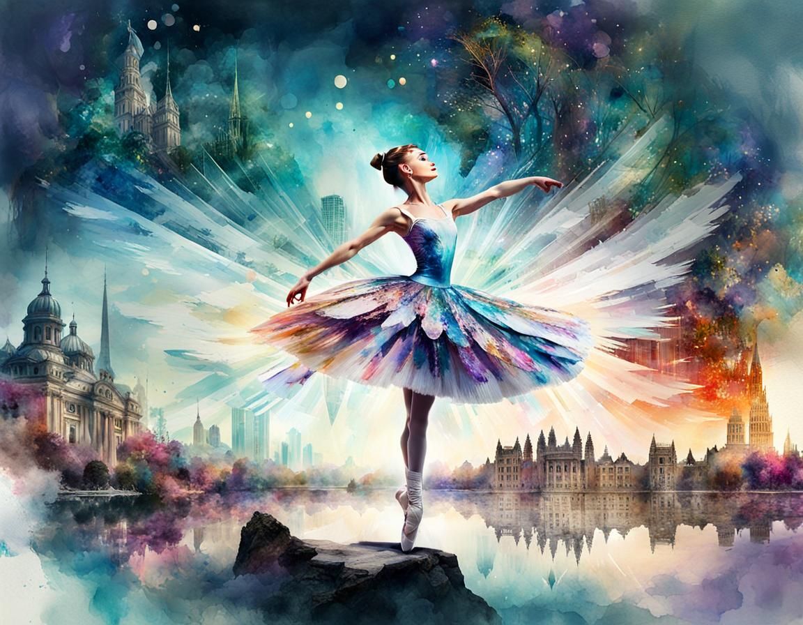 Audrey Hepburn as Ballerina in Swan Lake