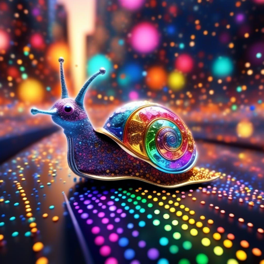 Magic elephant snail