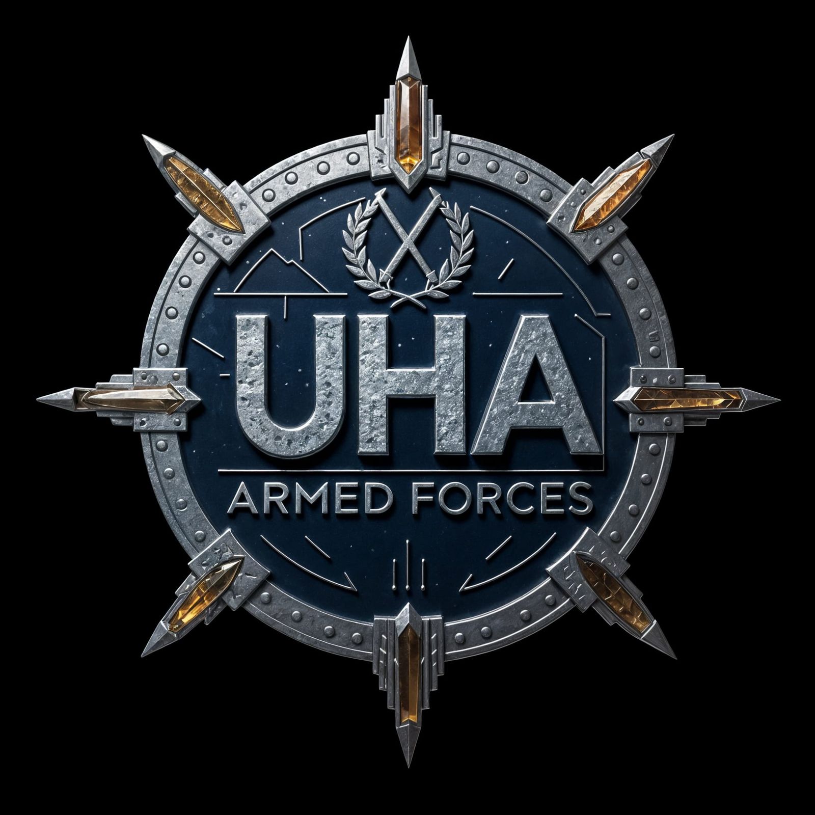 Sci-Fi Military Badge for United Human Alliance Armed Forces