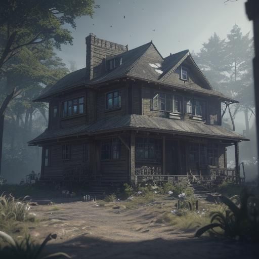 Derek's House: 3D Game Cinematic Render