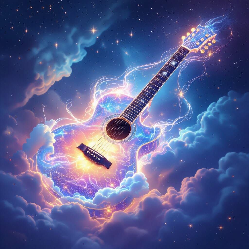Magical Electric Guitar of Clouds and Stardust