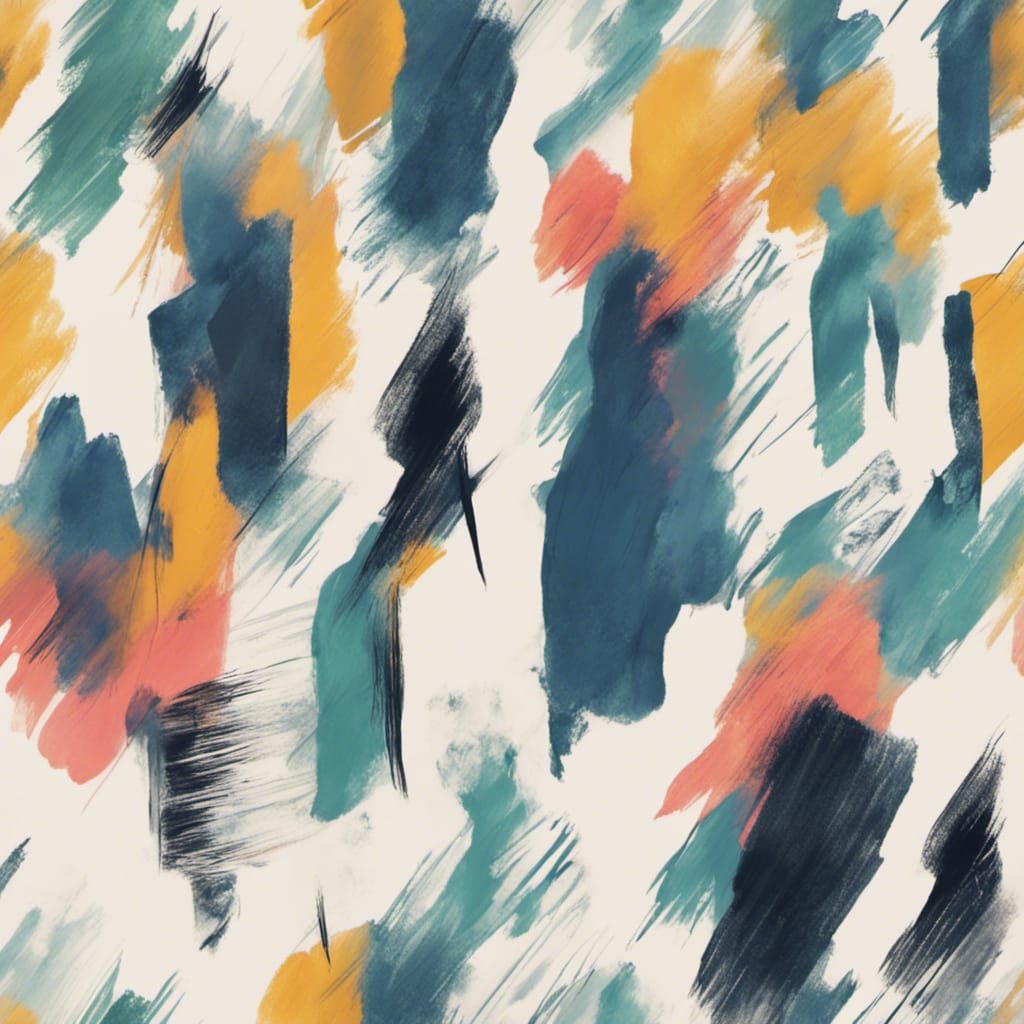 Artistic Brushstroke Meets Fashion Design in Harmony