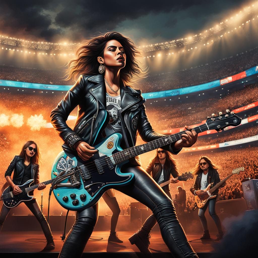 Mexican Rock Band Performs Hyperreal Concert