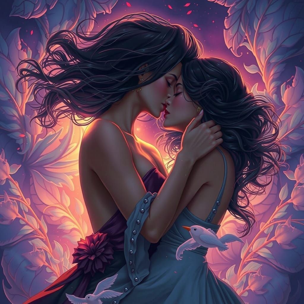 Dreamlike Romance with Ethereal Atmosphere