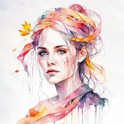 Serene Mountain Landscape with Flowing Rivers