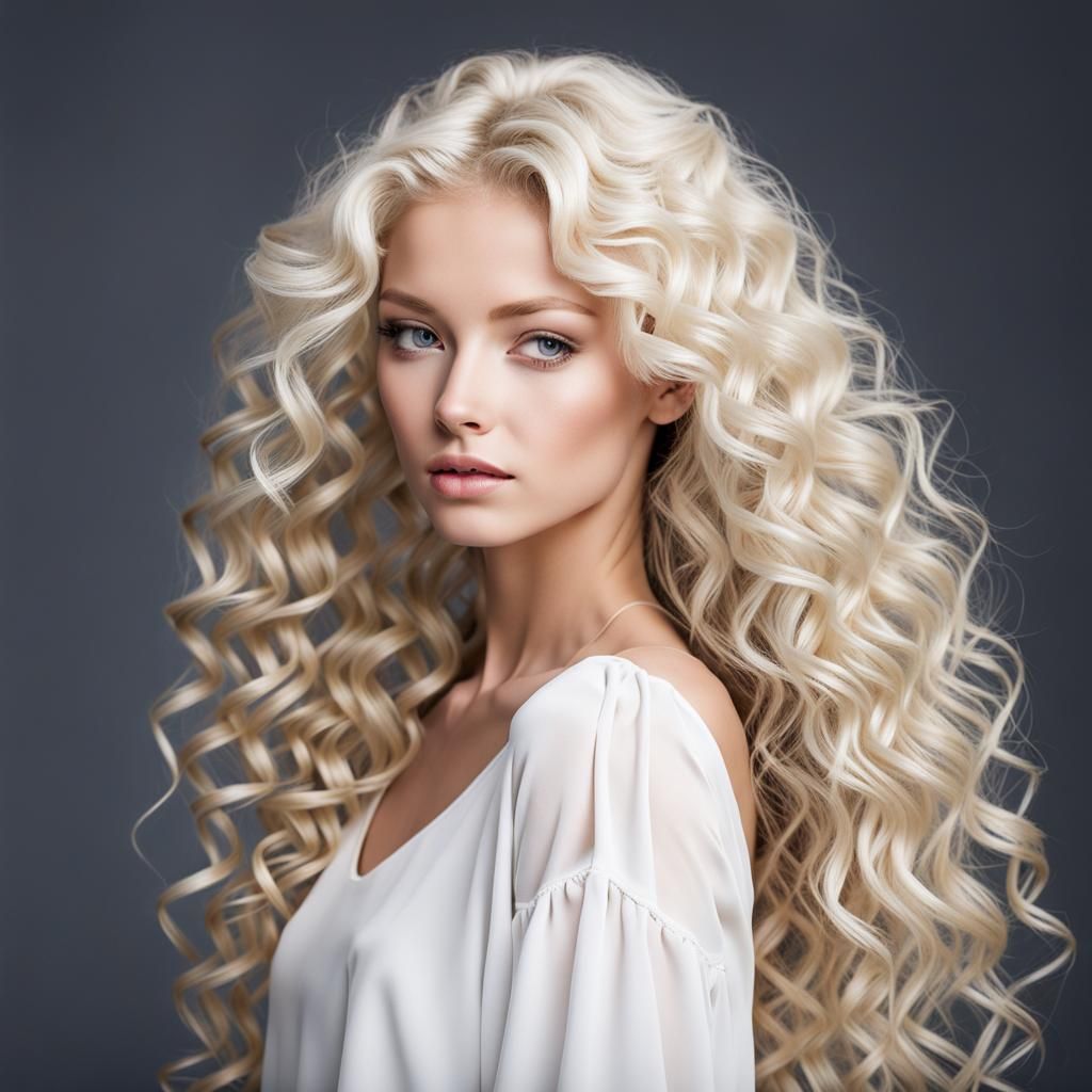 Blonde Woman Portrait: Loyalty and Grace