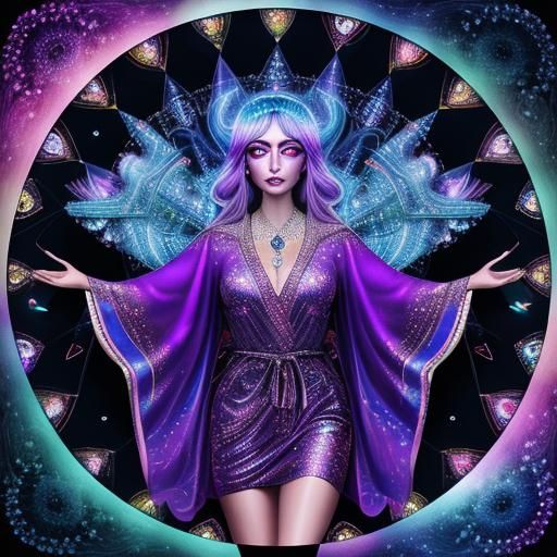 Psychedelic Lucy in the Sky with Diamonds