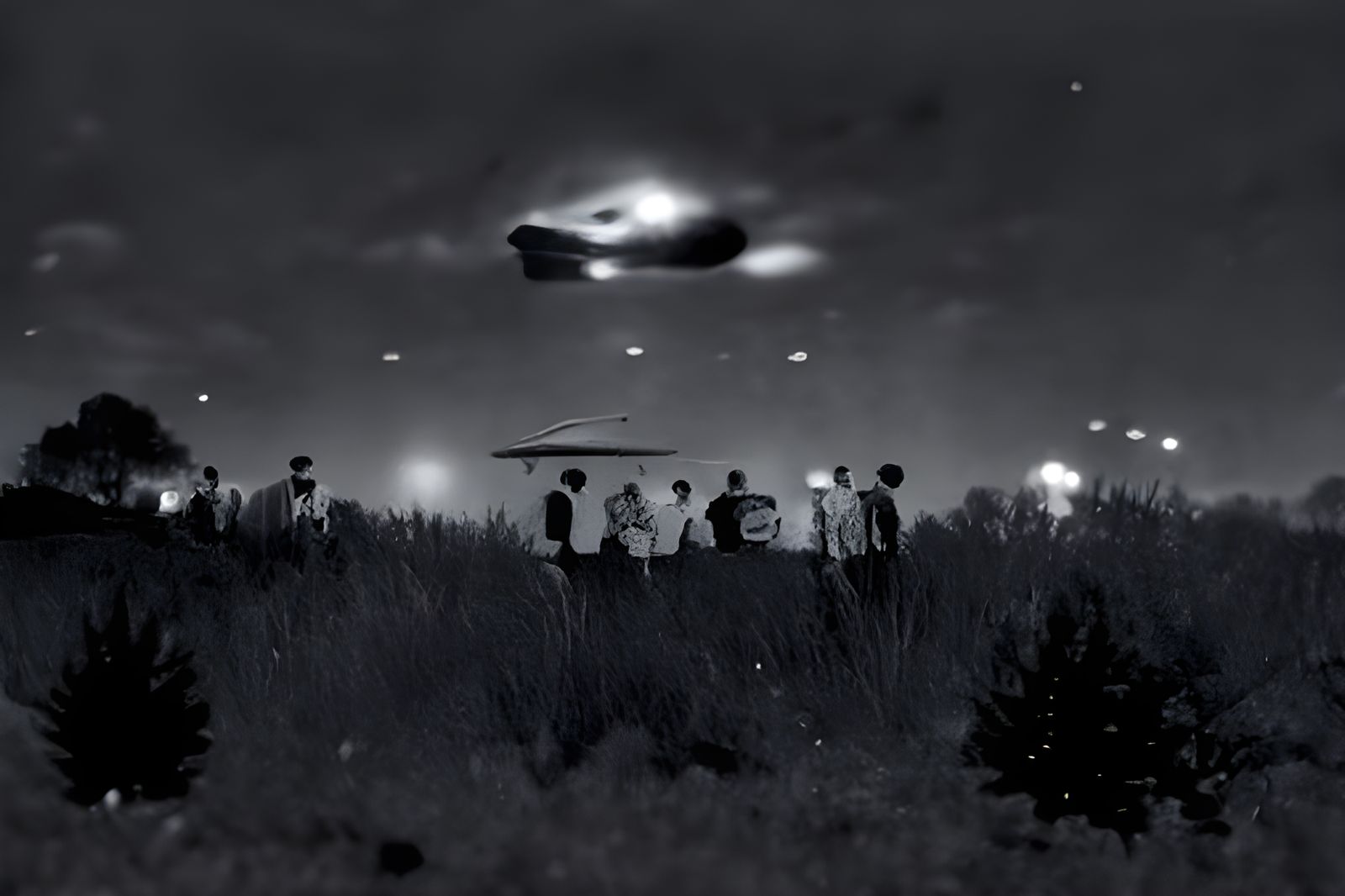 The Chosen Gather on the Hill Waiting for the Arrival