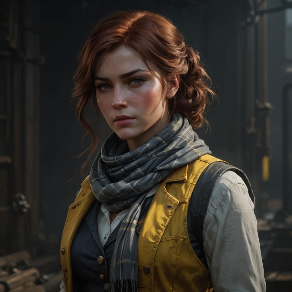 Desdemona Portrait in Detailed Digital Art Style