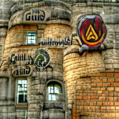 Berlin Adventurer's Guild Sign: Digital Rendering