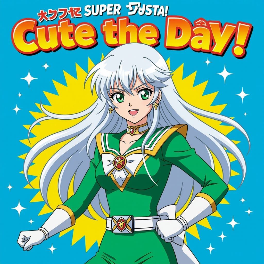 Cute Super Sentai Heroine Saves the Day