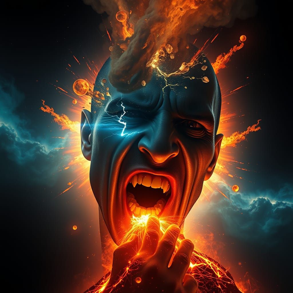 Cosmic Horror in Cyberpunk Style