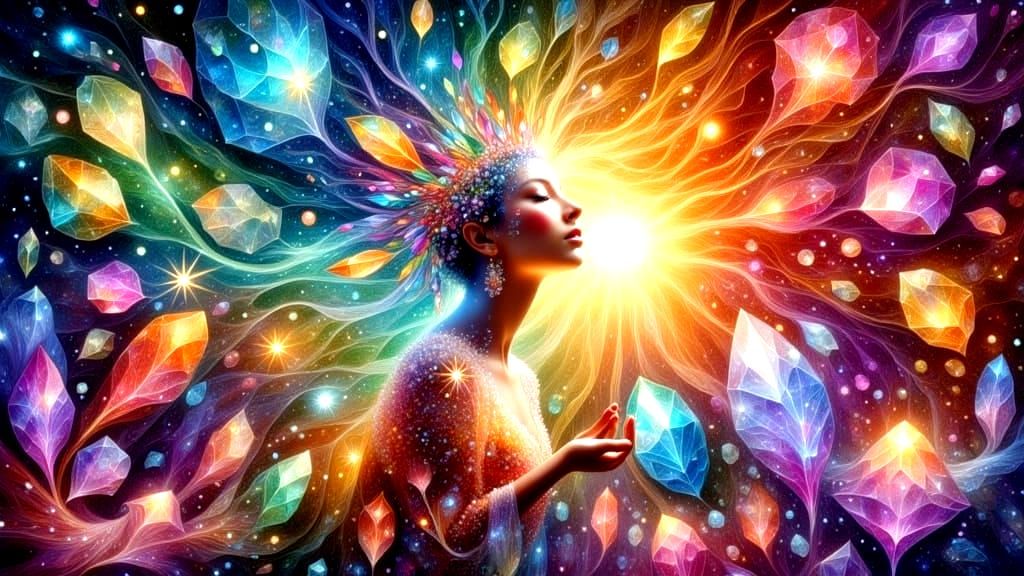 Fractals in a Teal Crystal World