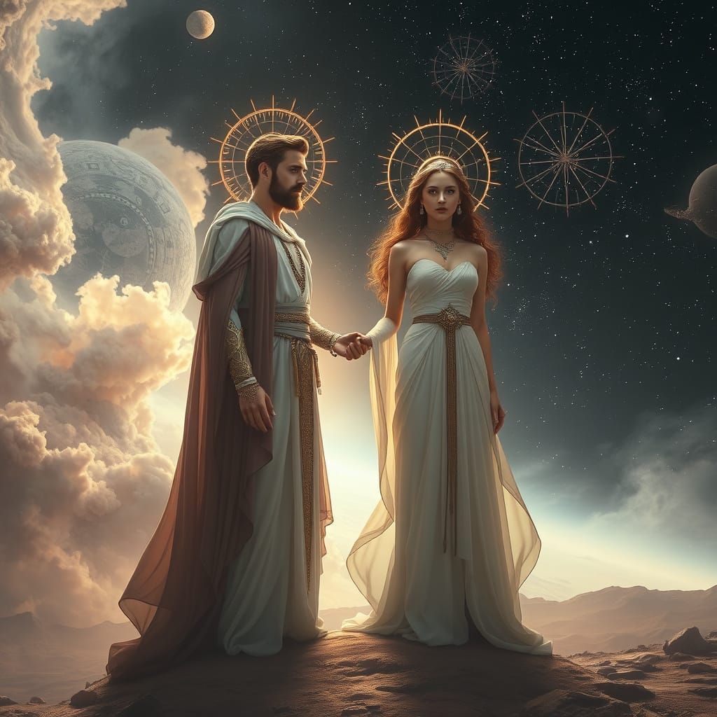 Divine Cosmic Creators Forge a New Star System