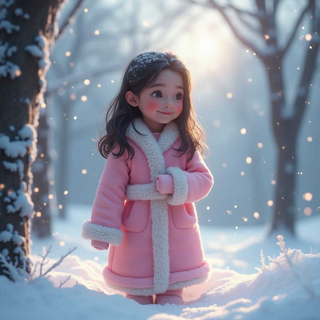 Whimsical Winter Wonderland with a Christmas Dressing Gown