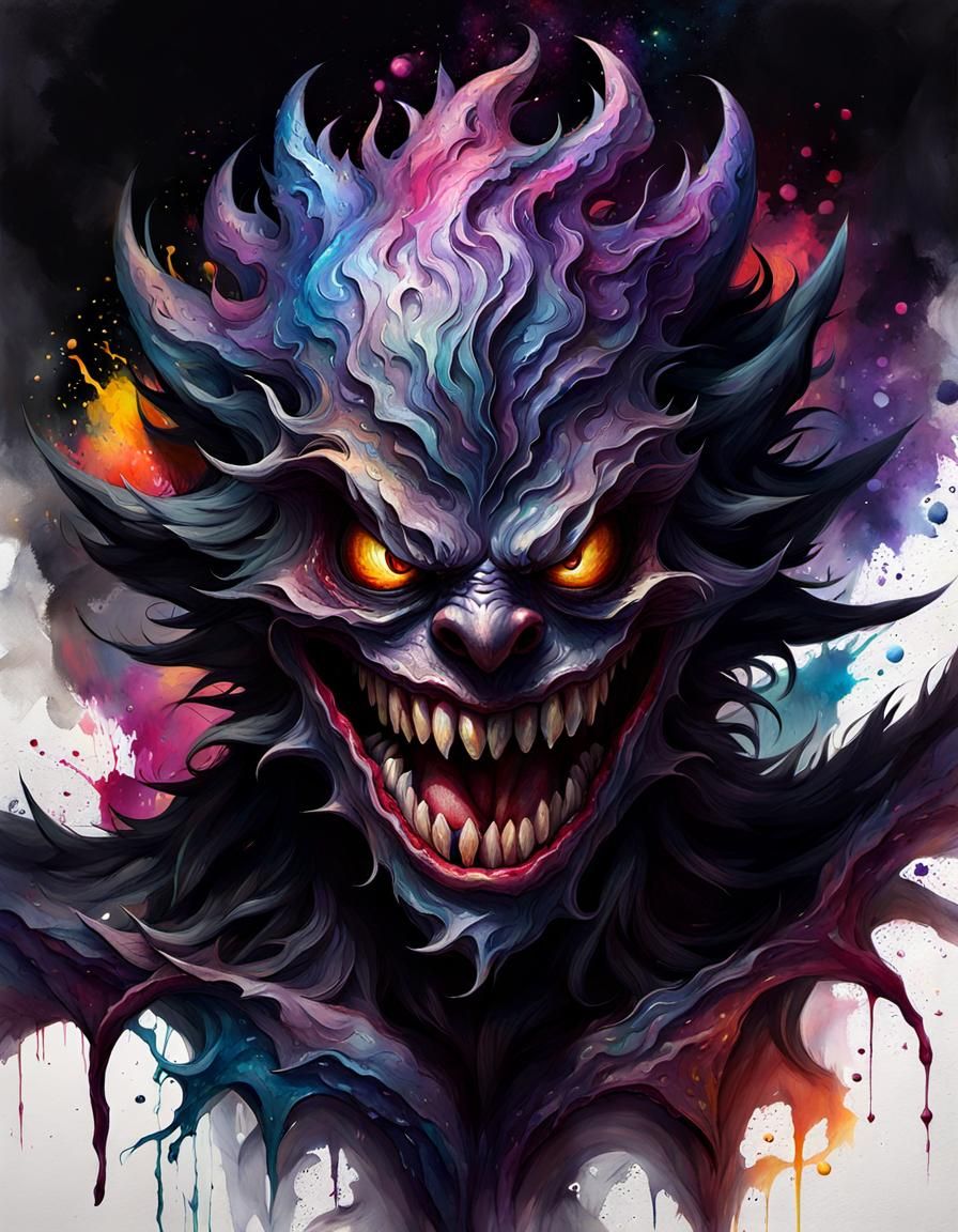 Shadow Monster Maniacal Laugh in Speedpaint Style