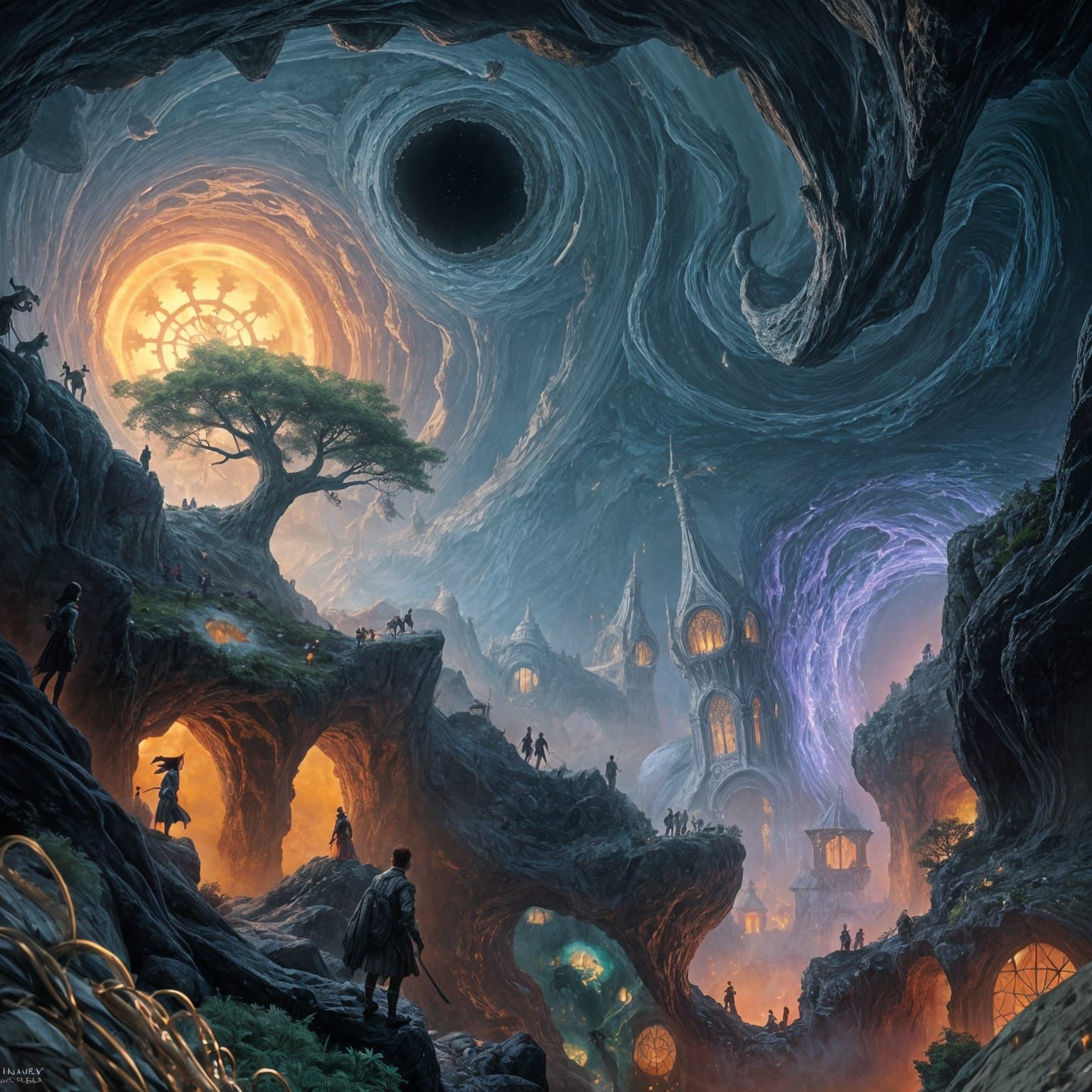 Chaotic Realm: Ethereal Fantasy in Hyperdetail