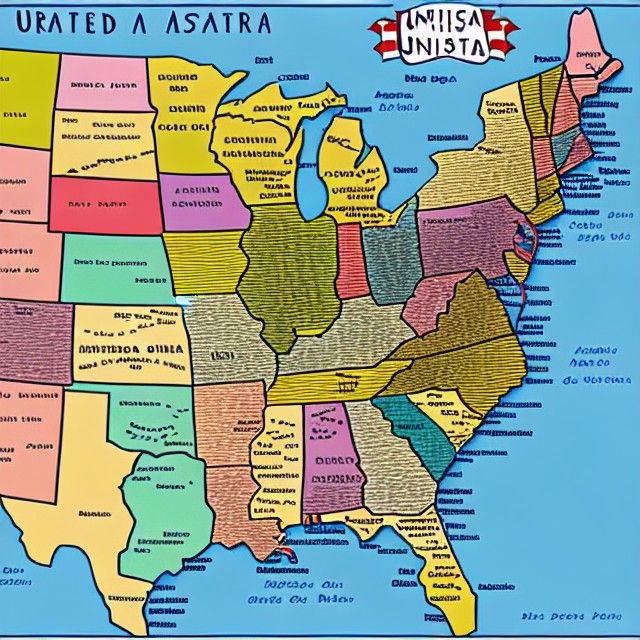 Modern Map of the United States