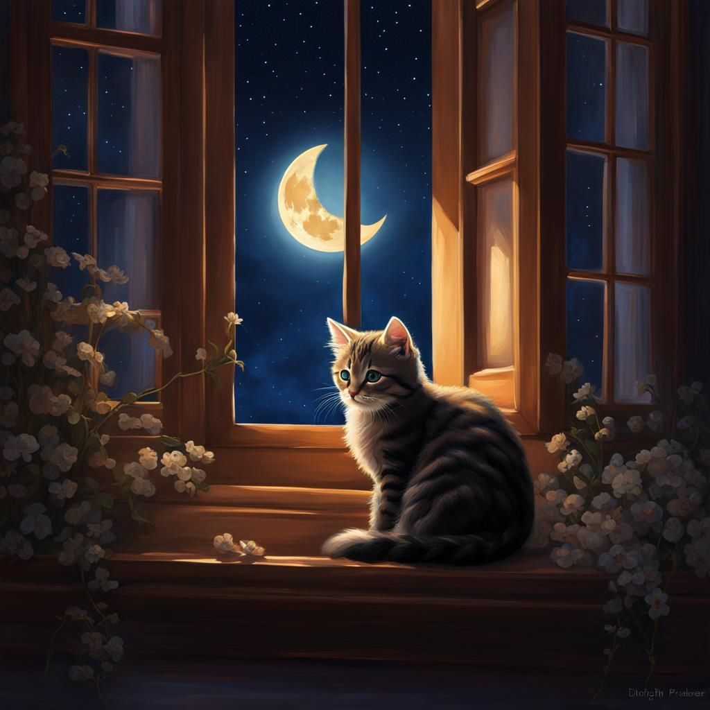 A purr-fect night...🐈🌙