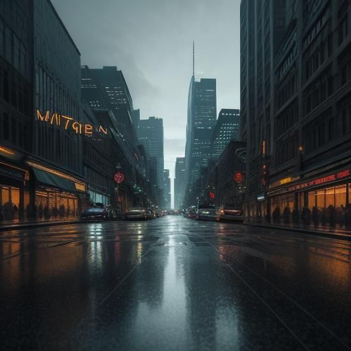 Dramatic Cityscape Photography at Dusk in HDR