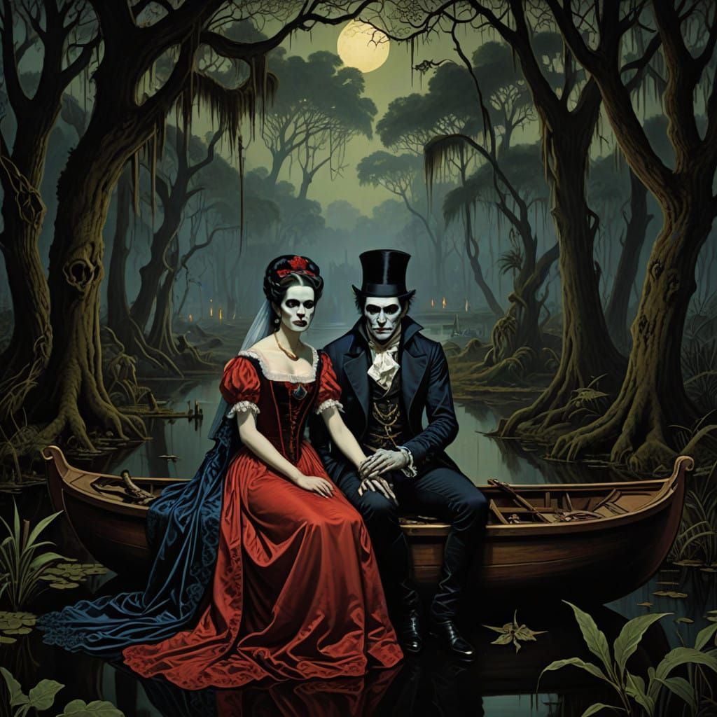 Vampires in Ingres-Style Bayou Ensemble