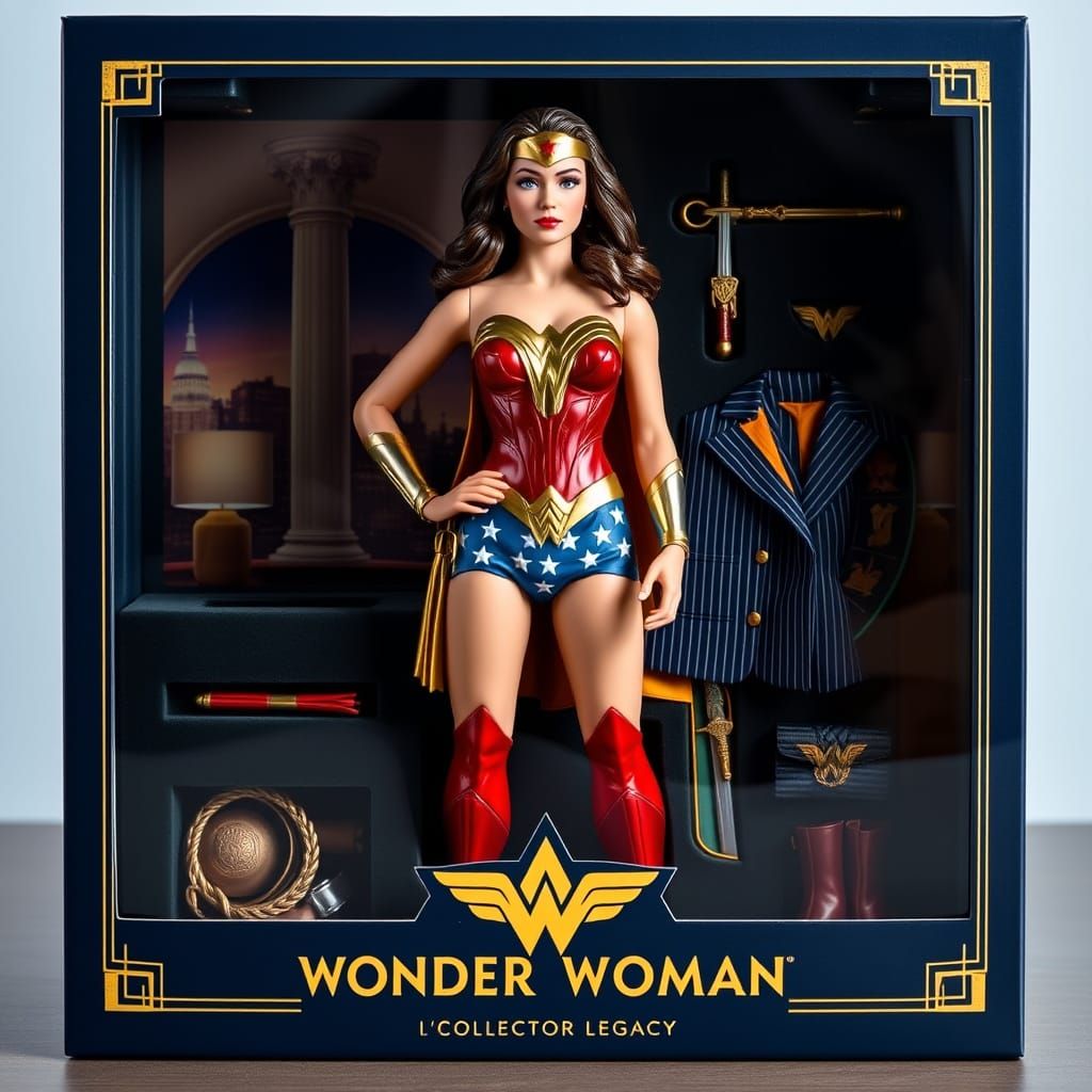 Wonder Woman in Art Deco Collector's Box