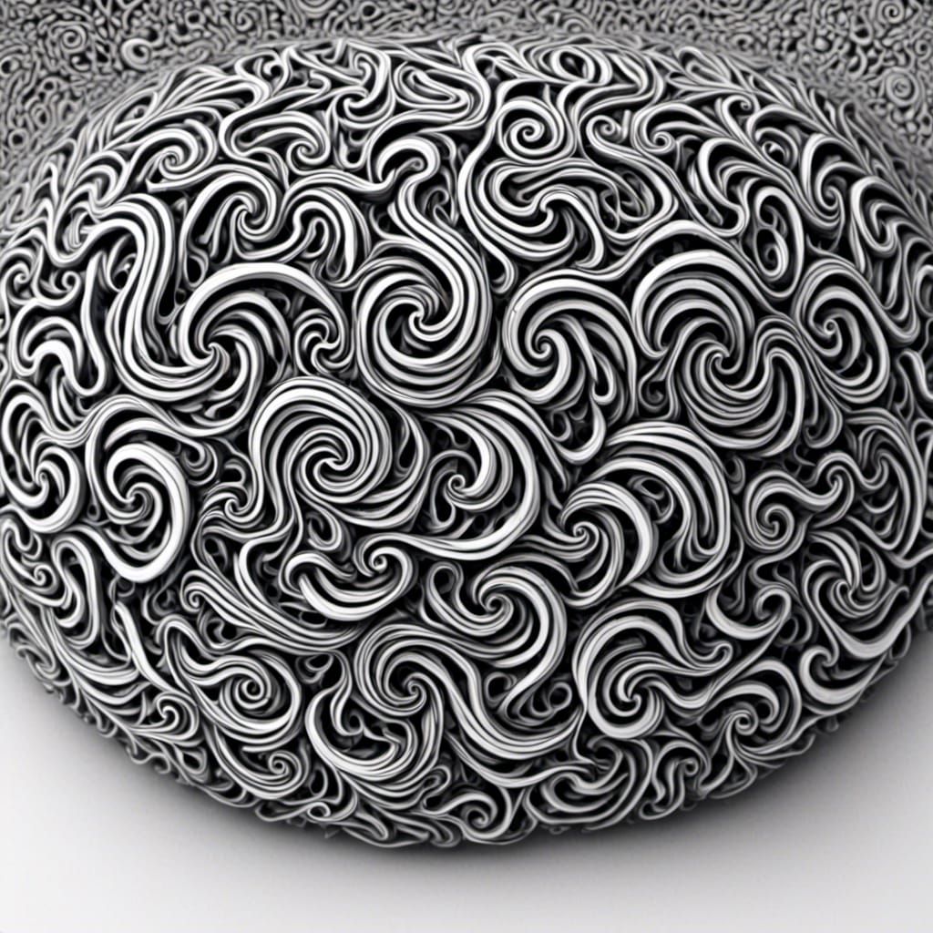 Mesmerizing 3D Illusion with Paisley Hyperrealism