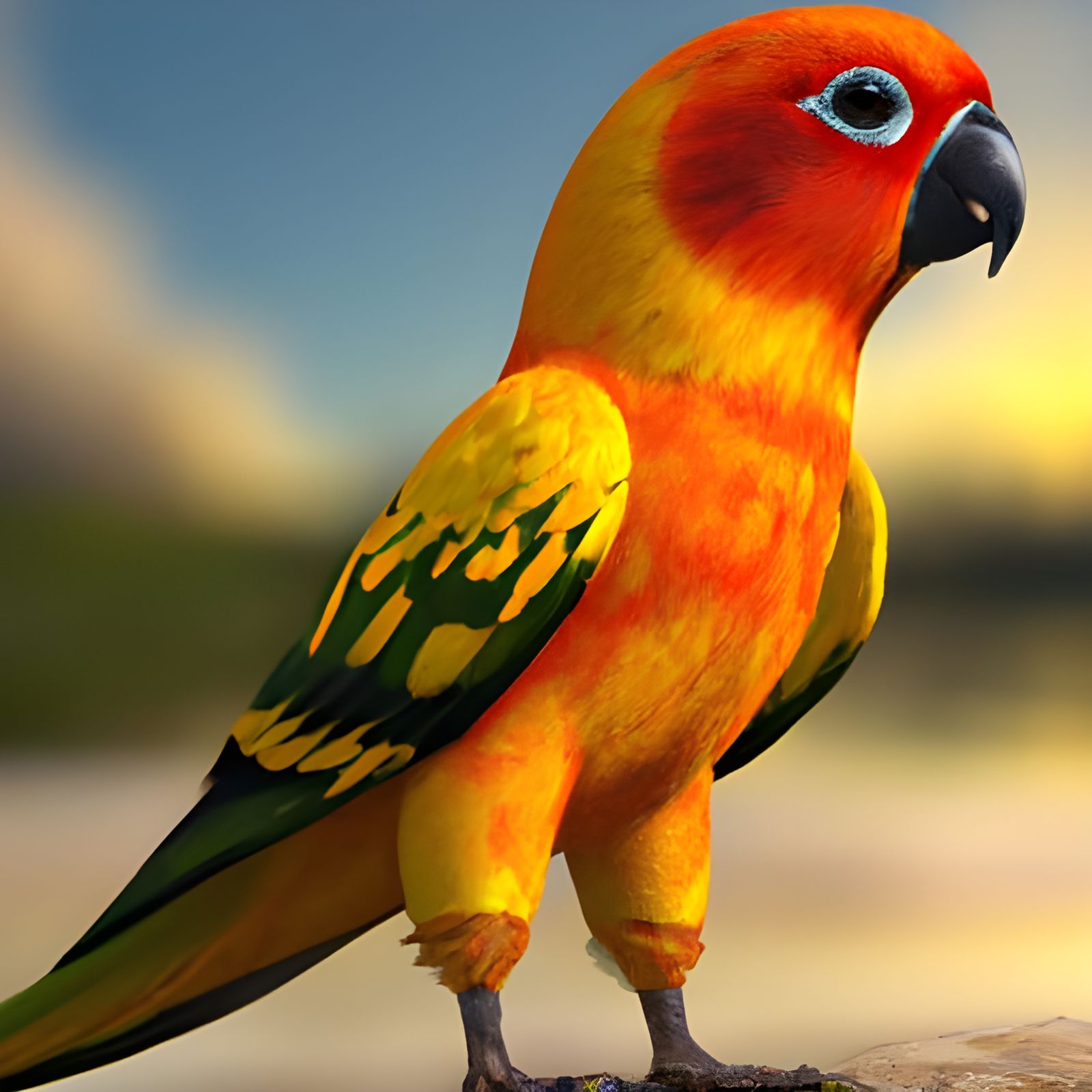 Sun Conure Parrot