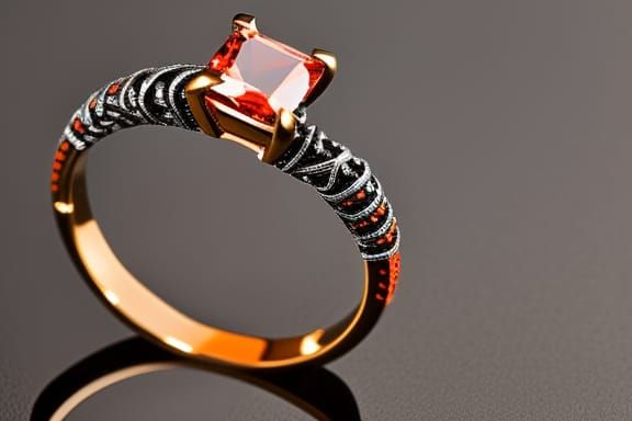 Molten Metal Jewelry in Hyper Detail