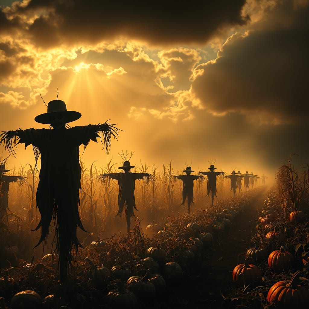 Nightmare Harvest Festival with Ethereal Glow