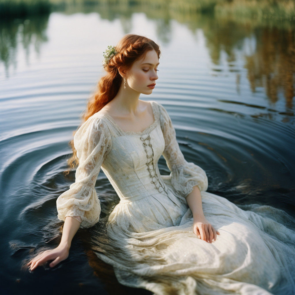 Tsarina Eudoxia Lopukhina, Elegant Russian Impressionist Por...