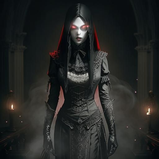 Nyarlathotep in Film Noir Style, Cinematic Still