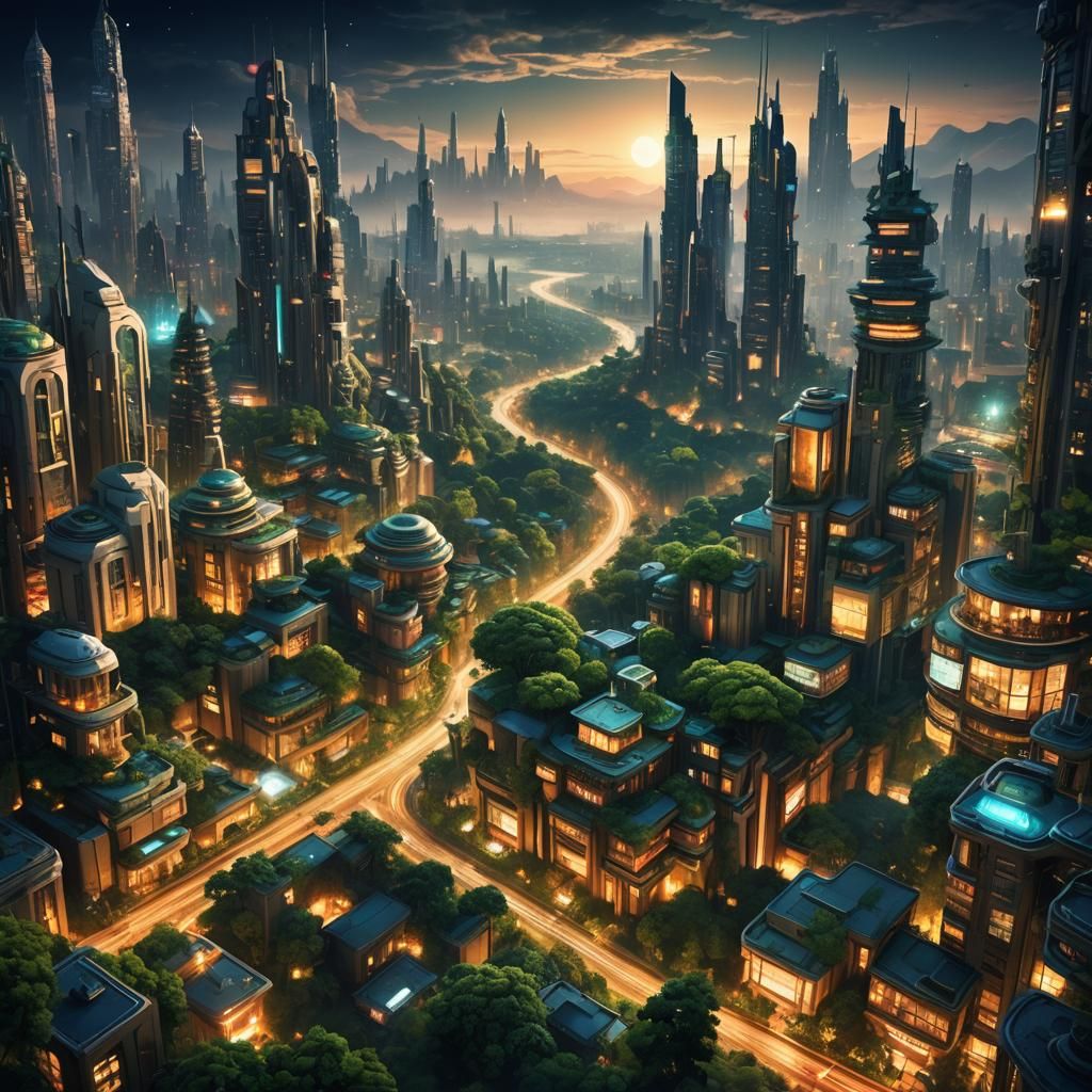 Futuristic city