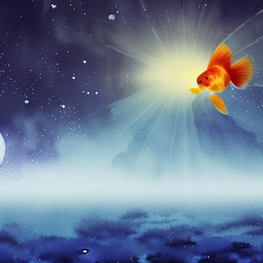 flying goldfish