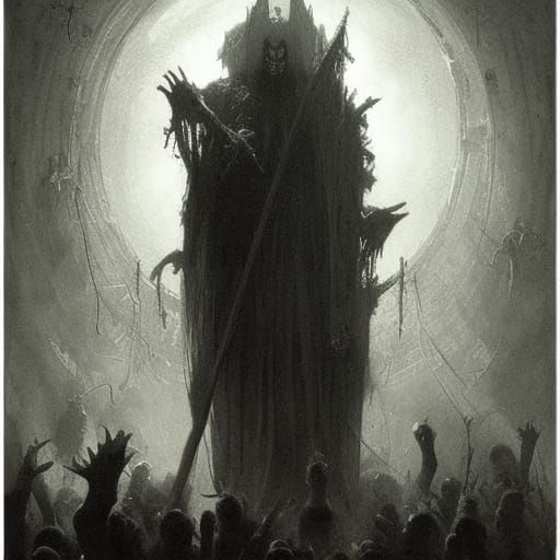 Horrific Homunculi in Dark Artistic Style