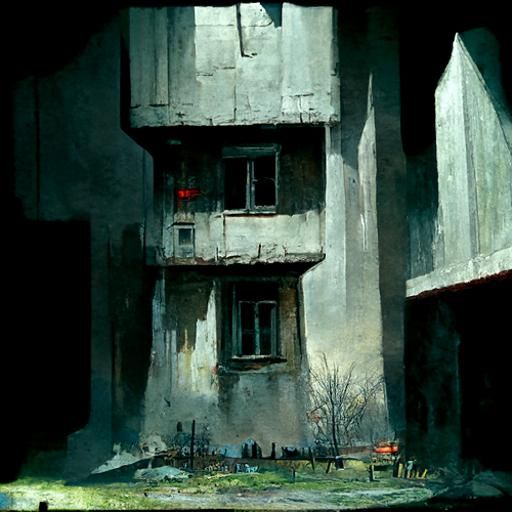 Sinister Soviet Apartment Building