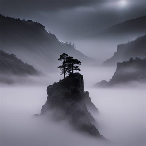 Atmospheric Foggy Ambient Scene