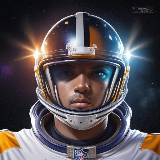 Pittsburgh Steelers Space Suit: Hyperrealistic Concept Art