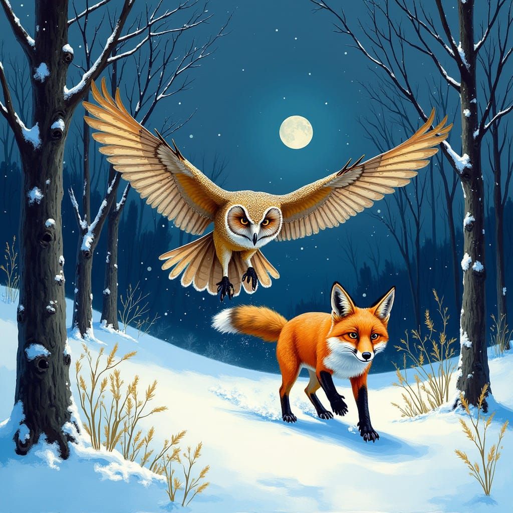 Owl & Fox
