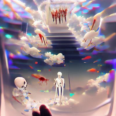 Abstract Depiction of the Afterlife
