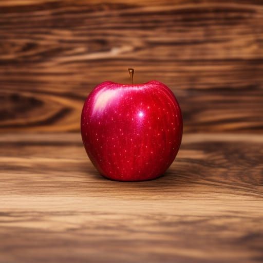 A red apple