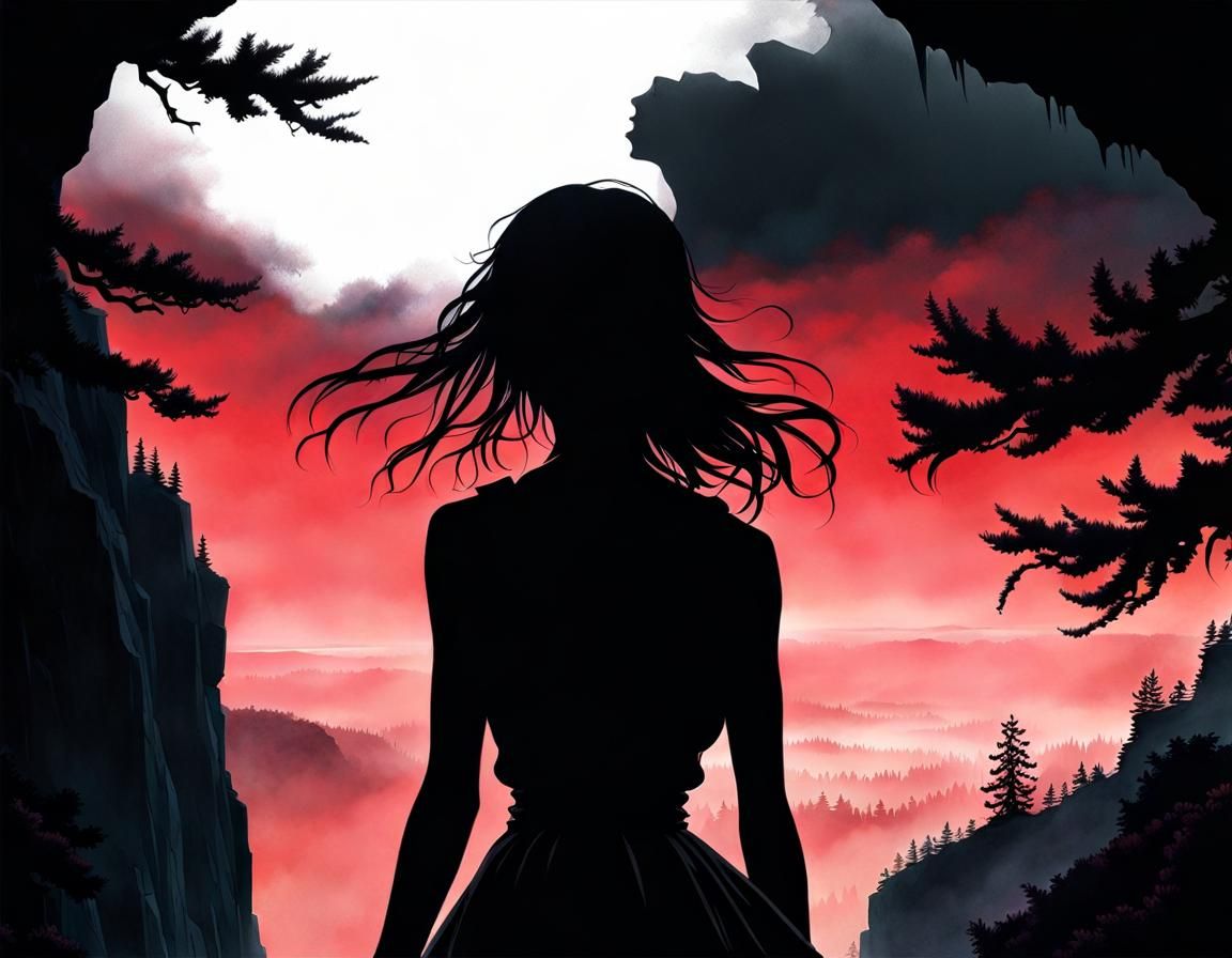 The girl contemplating a sea of clouds : revenge