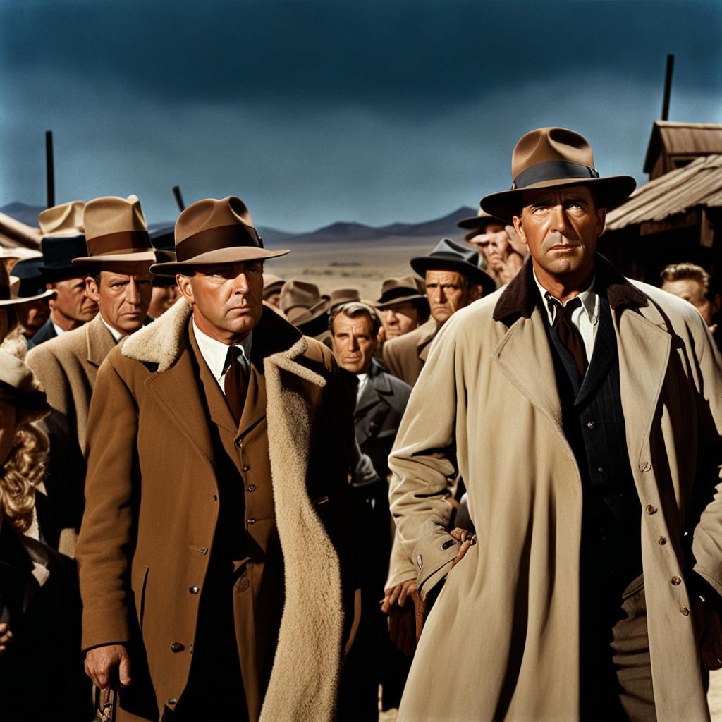 Film Noir: Sweating Detective in a Dusty Town