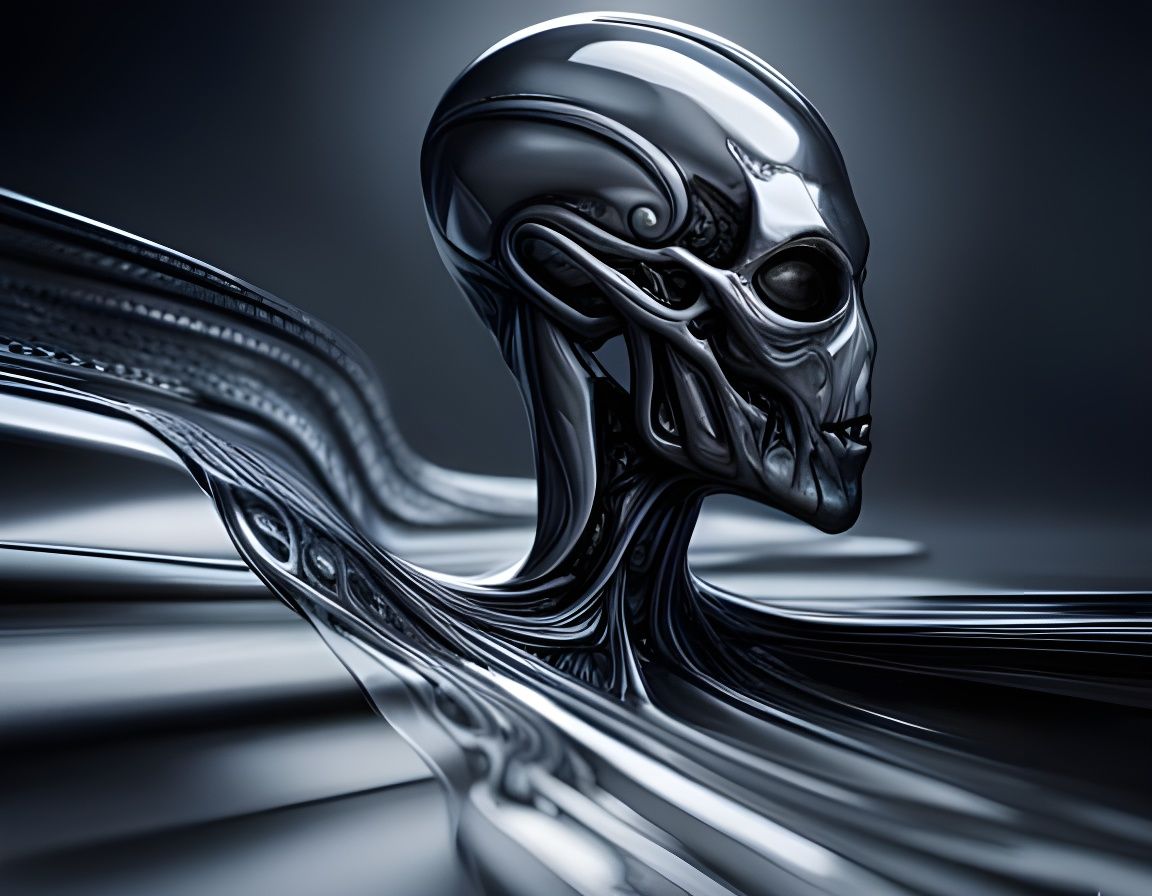 Strange Metallic Object in Liminal Space