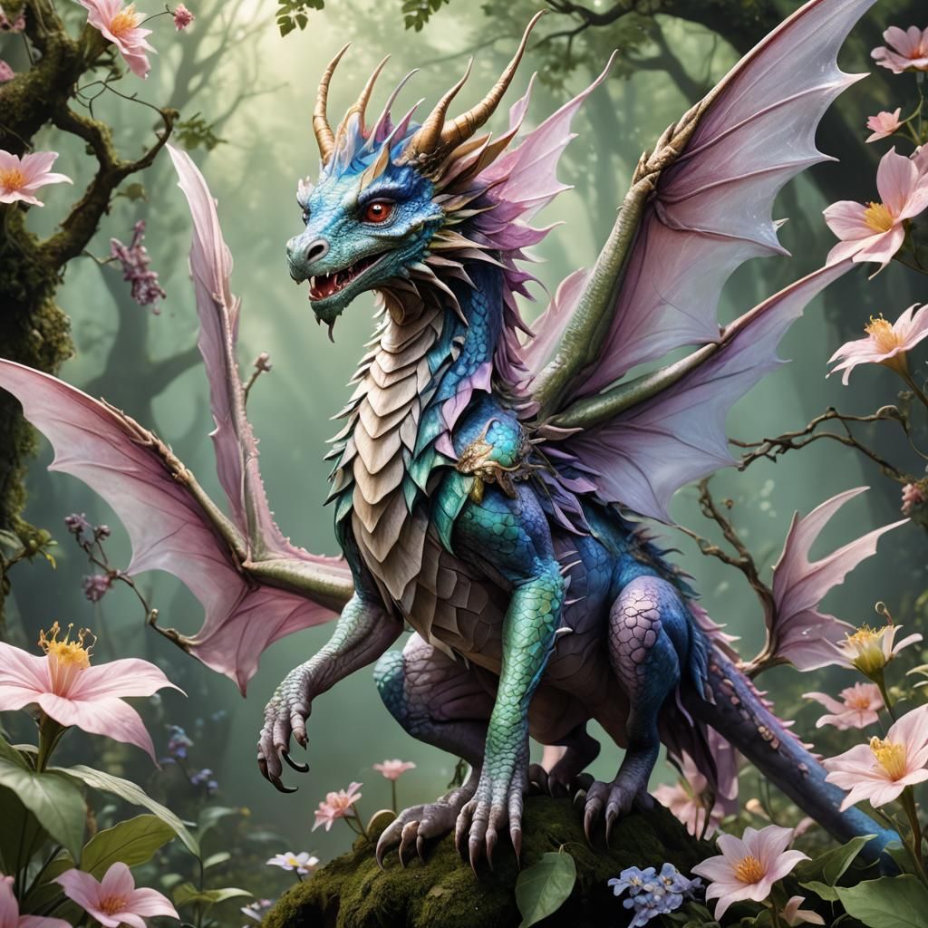 Photorealistic Fairy Dragon