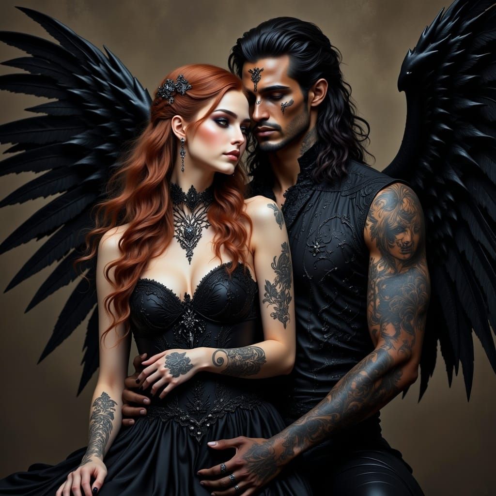 Fairy Lovers in Dramatic Cinematic Style