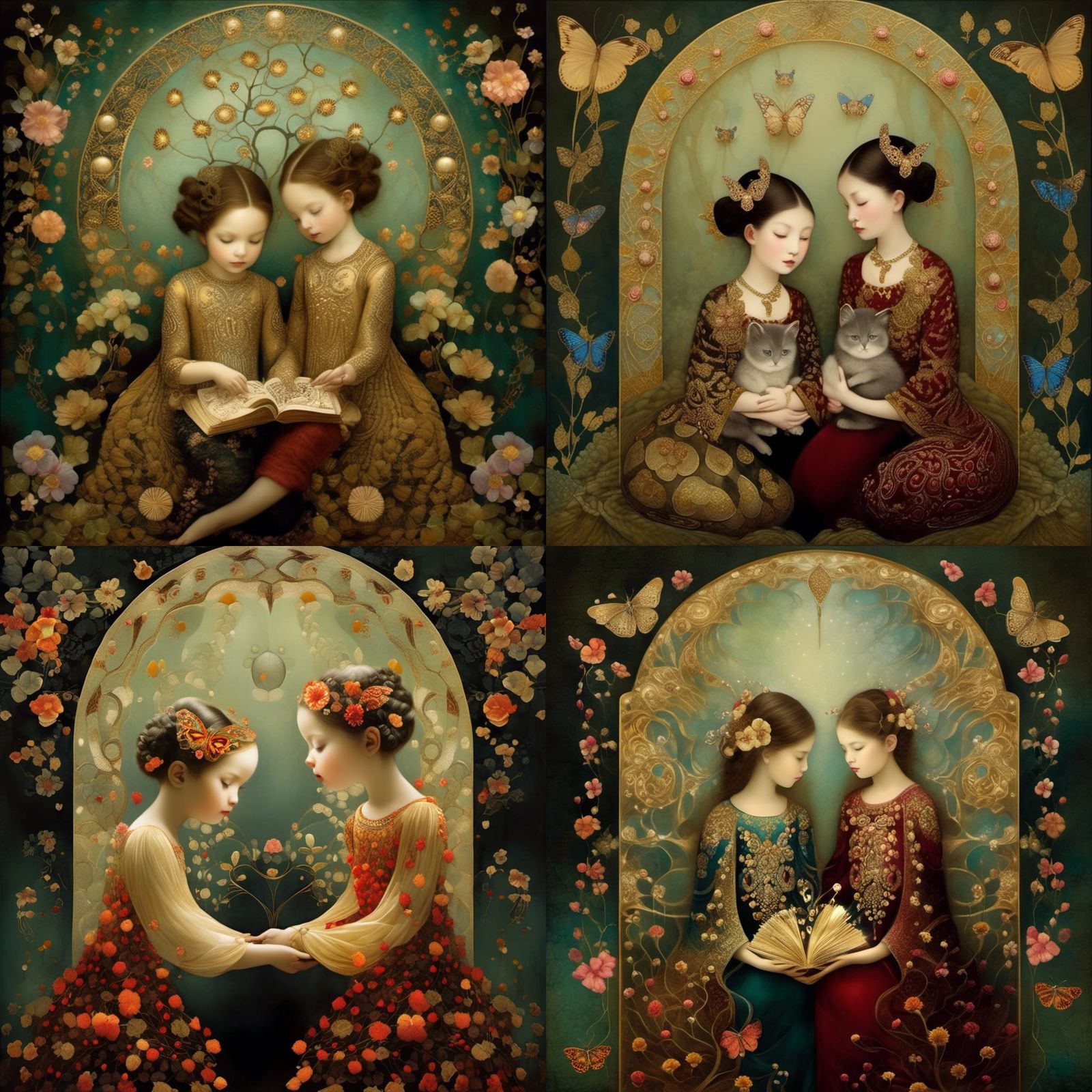 Entangled Figures in Warm Embrace